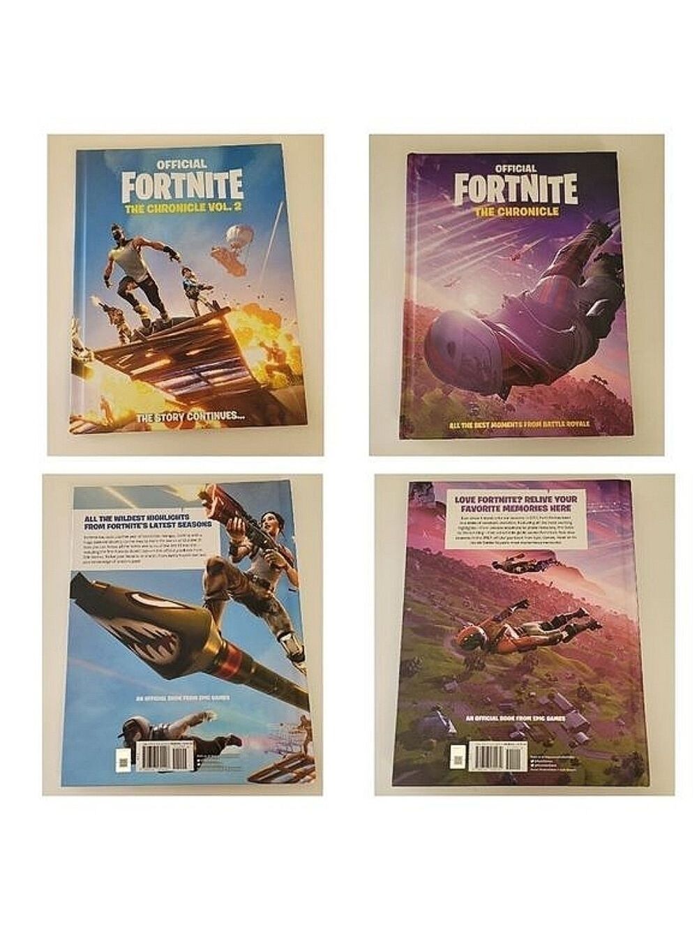 𝅺Official Fortnite The Chronicle Vol. 1 & Vol. 2 Hardcover Books #485
